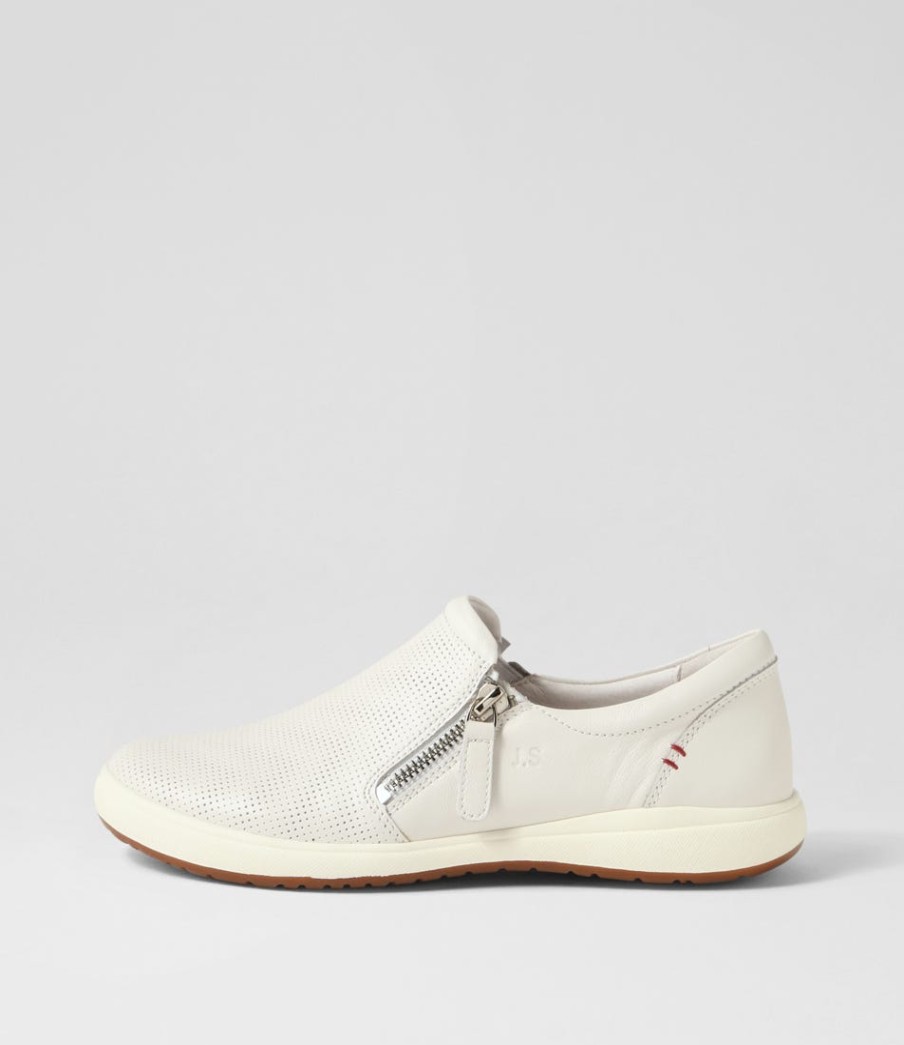 JOSEF SEIBEL Caren 22 Weiss Leather Sneakers | Comfort