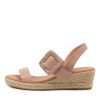 DJANGO & JULIETTE Samiya Rose-Rose Leather | Espadrilles