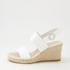 TOP END Gaga White Patent Leather Espadrilles | Espadrilles