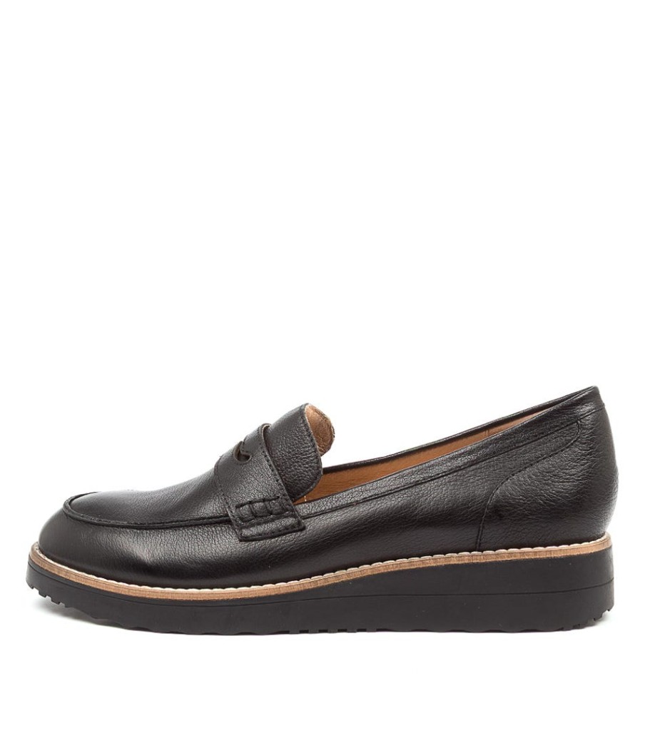 TOP END Oley Black-Black Sole Lea | Loafers