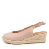 DJANGO & JULIETTE Saniarly Rose Leather | Wedges