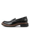 DJANGO & JULIETTE Benicio Black Leather Loafers | Loafers