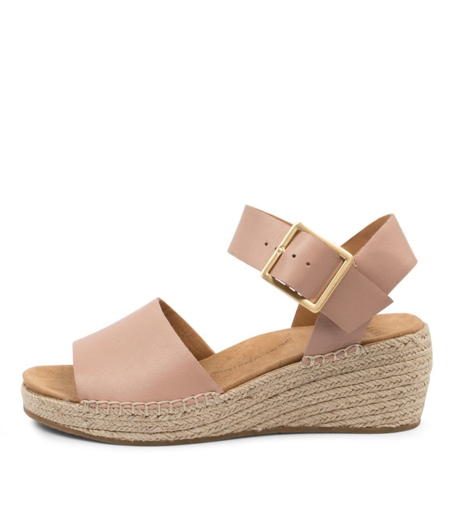 ZIERA Kraig Xw Blush Leather | Espadrilles