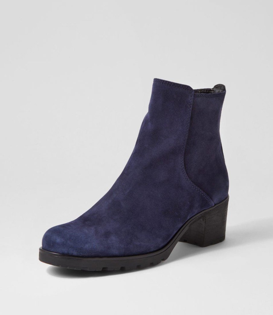 GABOR Agnes Marine Suede Chelsea Boots | Boots
